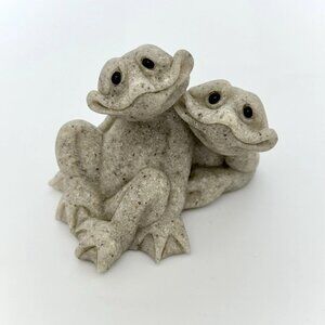 Quarry Critters Fric & Frac Frog Figurine